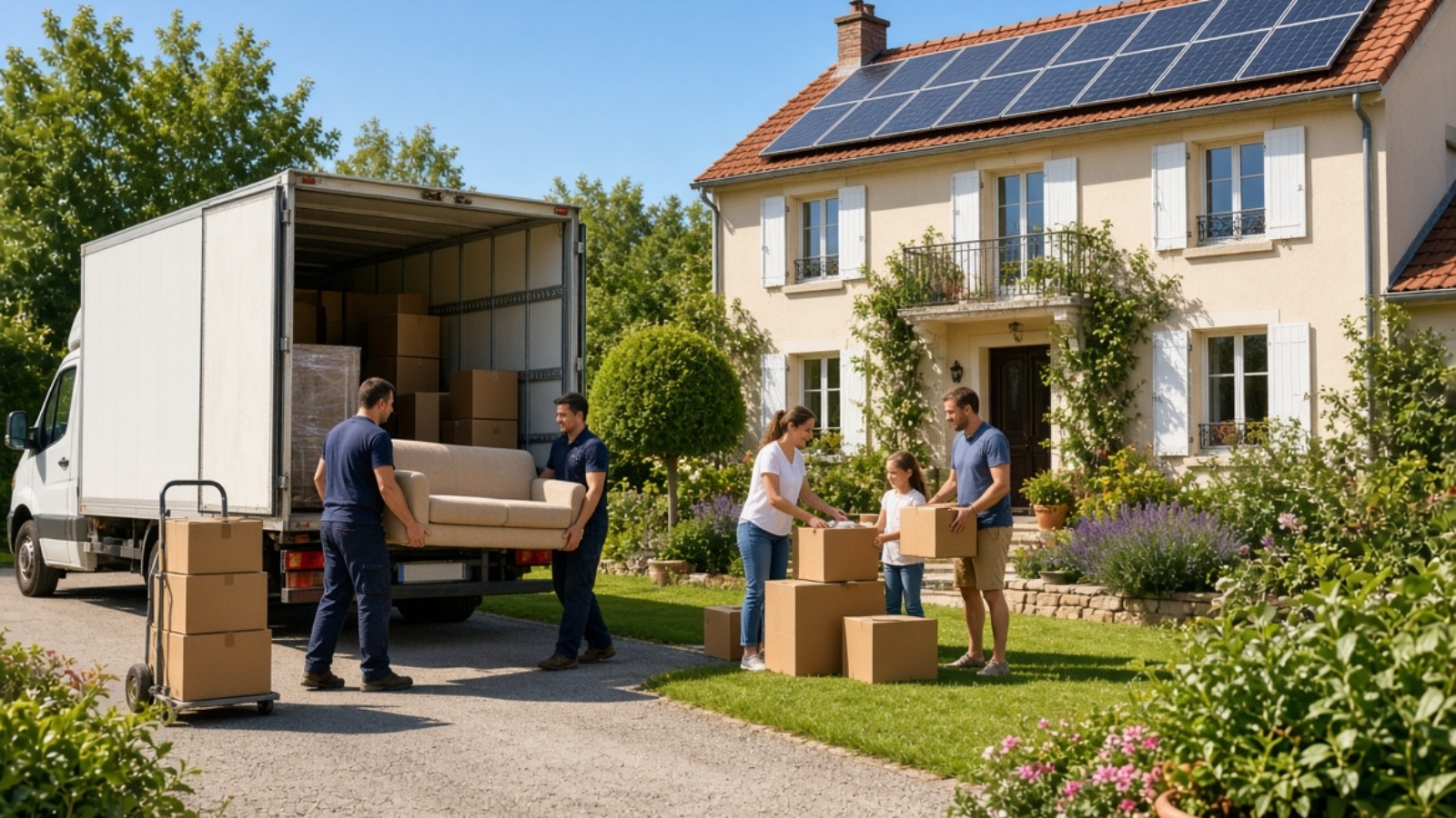Vendre et déménager une maison équipée de panneaux photovoltaïques